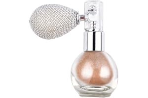 PEOSEVI Spray Glitter, Polvere Scintillante, Glitter in Polvere Lucida, Trucco Glitter, Spray per Trucco in Polvere Scintillante, per Cosmetici Viso Corpo