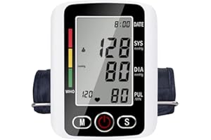 GAWENTINY Blood Pressure Monitors for Home use with Cuff Arm,Automatic Blood Pressure Machine Upper Arm for 2 Users BP Machine with Battery