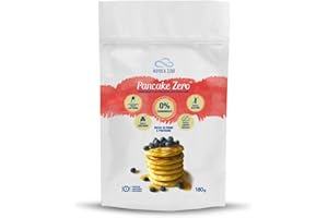 NUVOLAZERO Nuvola Zero - Mélange en poudre pour Pancakes, 180g x 6 Pancakes Protéinés Sans glucides, Sans gluten, Sans lactose, Sans sucre, Sans levure, Fabriqué en Italie