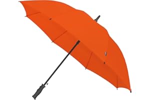 Falcone - Kompaktowy, wiatroodporny parasol - Automatyczny, Pomarańczowy, 102 cm