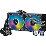 ARCTIC Liquid Freezer II 280 A-RGB - Refroidisseur à Eau pour processeur AIO Multi-Compatible avec A-RGB, Pompe contrôlée par
