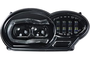 CPOWACE LED Headlight Assembly for R1200GS,Head Light Front Lamp with High/Low Beams DRL Compatible with BMW Motorcycle BMW R1200GS & Adventure Oil Cooler Models 2004-2012 Accessories