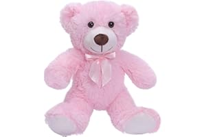 SNOWOLF Bear Plush Cute Stuffed Animal Toys Pillow Bear Doll Gift for Kids Boys Girls Birthday Christmas Valentine's Day (13.7In/35CM)