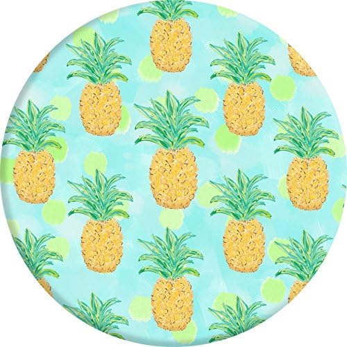 Smart Phone Expanding Stand and Grip, POPPERS Expanding Stand Holder Universal Finger Holder With Anti-fall Phone Air Sac Smartphone Desk Stand Grip (Pineapple Pattern)