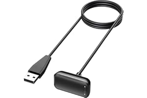 Wanme USB Charger Compatible for Fitbit Charge 6/Charge 5/Fitbit Luxe Smartwatch Cable Charger (USB A 100cm)