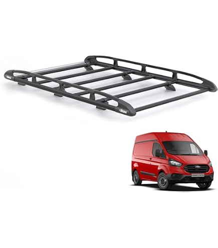 thumbnail image 2 of ACORN Black Roof Bar Rail Rack Set For Ford Transit/Tourneo Custom SWB (2013+) 2 of 6