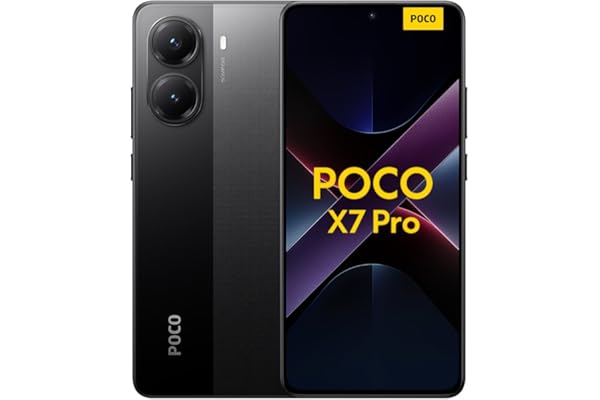 XIAOMI POCO X7 Pro - Smartphone de 12+256GB, Pantalla CrystalRes 1.5K 120Hz AMOLED, MediaTek Dimensity 8400-Ultra, Cámara de 50 MP, 90W HyperCharge, Cargador no Incluido, Negro (Versión ES)