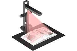 ‎CZUR CZUR Aura Pro Tragbarer Buchscanner 14 MP Dokumentscanner A3 Dokumentenkamera Schneller Scanner Intelligente Tischlampe Tischleuchte Visualiser OCR Kompatibel mit macOS Windows (Aura Pro)