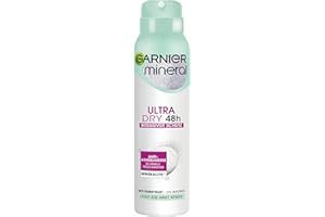 ‎GARNIER Garnier Deo-Spray, Anti-Transpirant, intensiver Schutz vor Körpergeruch & Achselnässe, bis zu 48 h Wirkung, Mineral UltraDry