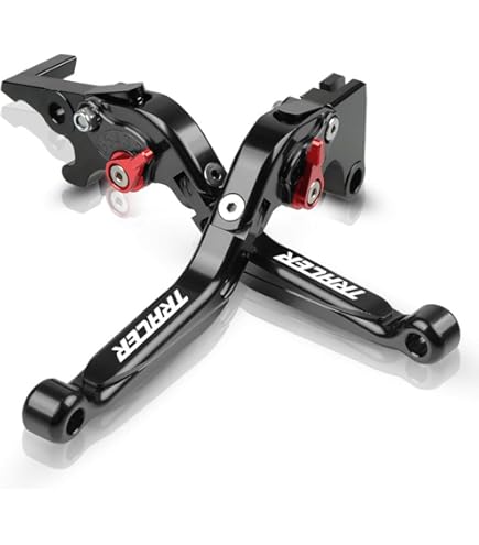 Set Leve Freno E Frizione Regolabili Per Yamaha | Pieghevoli E Anodizzate, Colore Nero