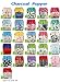 LittleBloom, Reusable Pocket Real Cloth Nappy Washable Diaper BAMBOO CHARCOAL, Pattern 2, With 1 Charcoal Insert, (see "Special Offers and Product Promotions" for Special Offers Detail)