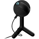 Logitech G Yeti Orb Condenser RGB Gaming Microphone with LIGHTSYNC, USB Mic for Streaming, Cardioid, USB Plug and Play for PC