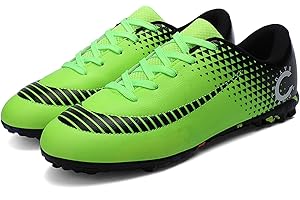 YHLLZY Boys Football Boots Kids Football Shoes Astro Turf Trainers Girls Soccer Athletics Training Shoes Teenager Outdoor Sport Shoes Sneakers for Unisex Kids