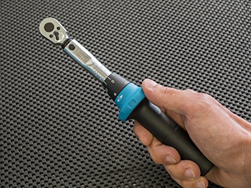 HAZET Drehmoment-Schlüssel (2,5-25 Nm, feine Skaleneinteilung, 4% Genauigkeit in Betätigungsrichtung, 12,5 mm (1/2 Zoll) Vierkantantrieb) 5108-2CT - 3