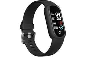TOOBUR Smartwatch Reloj Inteligente Muje Hombre Impermeable IP68 Pulsera Actividad con Pulsómetro, Podómetro, Monitor Sueño, Notificación de Mensajes 14 Deportes para Android iOS