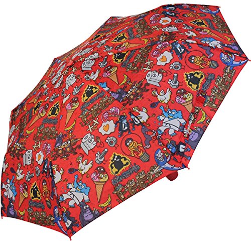 Paraguas plegable Kukuxumusu Elefante Verde