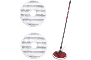 BAAQII Wymienny wkład głowicy mopa Vileda Spin and Clean, nadające się do prania i wielokrotnego użytku, wkład głowicy mopa z mikrofibry, kompatybilny z głowicą mopa wirującego Vileda do czyszczenia podłóg