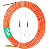 CONNECTION Braided Cable Guide 15 m Professional Cable Guide, Diameter 3 mm, Cable Threading Kit with 2 Guide Spring for Cabl