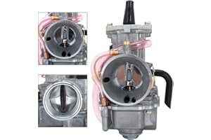 JFG RACING Carburador Moto 24mm para 90 cc 100 cc 110 cc 125 cc Pit Dirt Bike Motocross Enduro On/Off Road ATV Quad Scooter