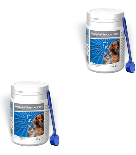 Orozyme PlaqueOff Para Perros Y Gatos - 40g, Reduce Sarro Y Mal Aliento, Con Alga Ascophyllum Nodosum