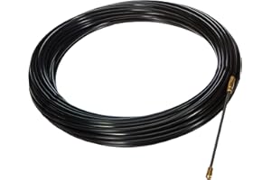 Electraline 61055, nylonowa taśma ściągająca, 20 m, średnica 4 mm, czarna