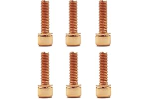 LA TALUS Bike Stem Bolt, 6Pcs Handlebar Screws Stainless Steel Stem Bolts Screw Accessory for Mountain Bike