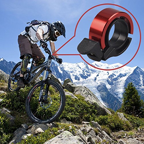 Das neue Invisible Fahrradklingel – fengniao Aluminium Fahrrad Bike Bell Ring Horn Zubehör (6 Farben) Classic Langlebig klare Laut Mountain Bike Invisibles F Bell - 4