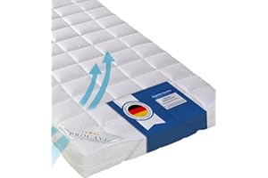 PROCAVE® Matratzenschoner 140x200 cm Topper | Matratzenauflage mit 4 Eckgummis | Atmungsaktive Matratzentopper & Matratzenauflage | Anti Milben Matratzenbezug | Mattress Topper Made in Germany