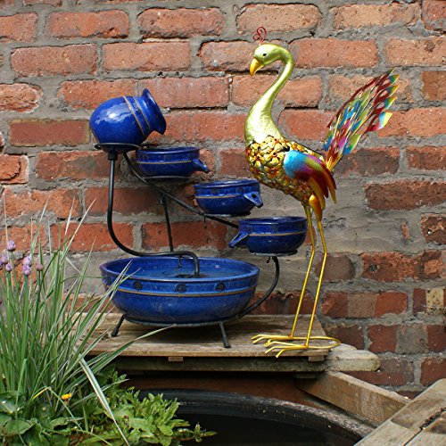 Solar LED Deko Pfau Beleuchtung, 68,5cm Höhe, von Festive Lights - 8