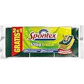 Spontex Universale Anti-Bacteria Kitchen Scourers | 3 Scouring Pads