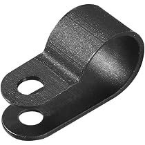 80 Stück Nylon Kabelklemmen – R-Typ, 9,6 Mm, Für Saubere Kabelorganisation