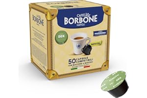 Caffè Borbone Miscela Decaffeinata - 50 capsule - Compatibili con le Macchine Nescafè®* Dolce Gusto®*