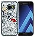 Produktbild Samsung Galaxy A3(2017) Hülle Silikon 3D Glitzer Dünn ISENPENK Muster Tiere Silber [Lippe Herz] Durchsichtig Ultra Slim Samsung Galaxy A3(2017) Hülle Silikon Transparent TPU Liquid Fließen Flüssig Strass Wasserdicht Glänzen Rückseite Schutzhülle Handy Hülle Tasche