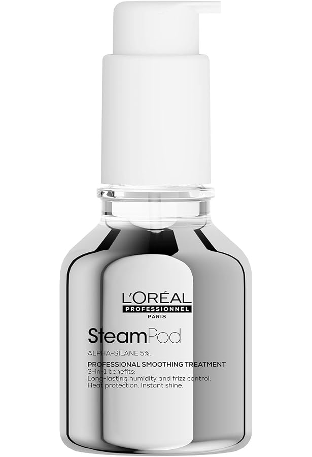 L'Oréal Professionnel SteamPod 3 Pflegeset – Mit Glättungskonzentrat, Schützt Vor Hitze Bis 230°C & Luftfeuchtigkeit
