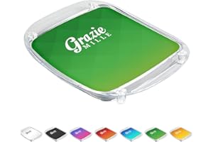 WIRKSAMWERBEN Vassoio per monete, Vassoio per il pagamento contante, Vassoio portamonete completamente assemblato, acrilico, verde, antiscivolo