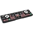Numark DJ2GO2 Touch – Compact 2 Deck USB DJ Controller with Mixer / Crossfader, Audio Interface and Touch Capacitive Jog Wheels
