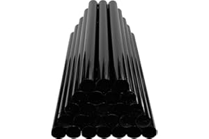 Randalfy Standard Klebesticks Klebesticks Ø11 mm für Ausbeulwerkzeug Dellen Reparaturset - 10 STÜCKE Schwarz