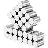 Wukong Neodym Magnete, 10 * 3mm Extrem Stark Magnete 100 Stücks für Kühlschrank, White-Board, Glas-Magnettafel und basteln, e