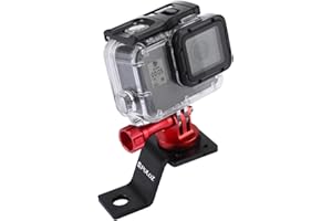 PULUZ Support Go Pro pour Moto, Support de Guidon avec Vis pour GoPro Hero12 Black Hero11 10 9 8 7 6 5, pour Insta360 Ace/Ace Pro, pour DJI Osmo Action 4
