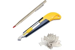 YouU 1 piezas Cortador de acrílico/Hojas de Placa acrílica Cortador multiusos con cuchilla de corte / 1 lápiz de grabado