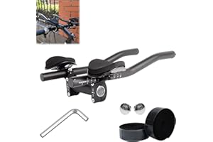 HOMURY Guidon aérodynamique antidérapant pour vélo - Réglable pour Triathlon et Vélo de Course - TT