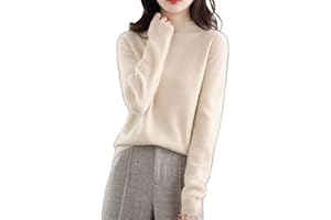 LAKEMON Cashmere Sweaters for Women,Soft Cozy Pullover,Cashmere Long Sleeve Crewneck Fall Winter Sweaters