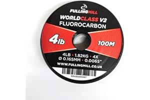 Fulling Mill NEW FLUOROCARBON V2 WORLD CLASS TIPPET LEADER- 100M SPOOL