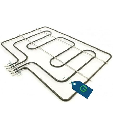 Bompani Homark - Resistenza forno superiore doppia grill 340 x 295 mm. 700/2000 Watt. - M00317012 - RE1895