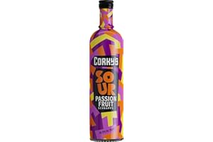 Corky's Sour Passion Fruit Schnapps 70cl | Party Shots, Party Drinks, Best Shared with Friends, 15% ABV