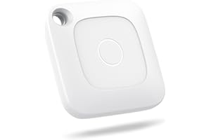 Hendari Localisateurs D'objets Bluetooth, Smart Finder Tracker Tag Compatible avec l’app Localiser (iOS), Alerte Plus Forte, Batterie Remplaçable, Imperméable, Traceur pour Clés, Valise, Sacs