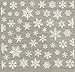 Nailtopia nail stickers: White snowflakes