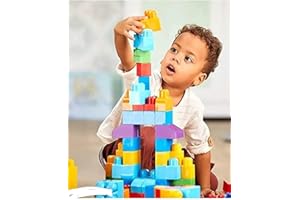 Humming Bird Kid's 80 Pcs Big Mega Sized Blocks Toys Building and Construction Block Set for Children Boys and Girls (Multico