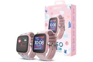 Forever JW-200 smartwatch para niños Regalo Juvenil para niño y niña Reloj con Juegos Impermeable IP68 Deportes Pulsómetro Monitor de sueño Contador de calorías