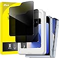 JETech Front Privacy Screen Protector for Samsung Galaxy Z Flip 6, Anti-Spy Tempered Glass Film with Easy Installation Tool, Case-Friendly, 2-Pack